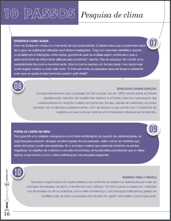 Revista Bens e Serviços - Perfix Ivan - Clima Organizacional - Pag 16.png